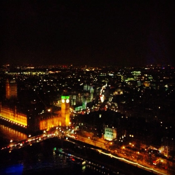 How gorgeous is this view of London?!